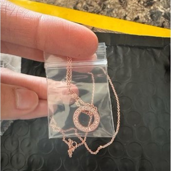 Pandora Circle of Sparkle Necklace - Picture 3 of 3